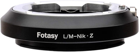 Fotasy Leica M Lens to Nikkor Z Mount Adapter, Leica M to Z Adapter, LM Z Adapter, Copper, Infinity Focus,Compatible with Nikon Z Mount Mirrorless...