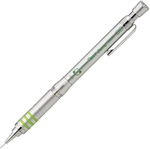 ZEBRA Mechanical Pencil, Tect 2 Way, 0.3mm, Silver Body (MAS41-S)...