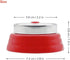 Mechanical Timer, Visual Countdown Timer, 60 Minutes Electronic Timer for Cooking, Classroom, Game, Study, Office, Magnetic Alarm Clock with Alarm...