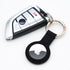 Apple AirTag Holder Keychain Case Waterproof Silicone Cover with Metal Lobster Clasp for AirTag Tracking...