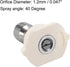 uxcell Pressure Washer Spray Nozzle Tips, 1/4" Stainless Steel Flat Fan, 2 Pcs (40 Degree, 1.2mm Orifice Diameter)...