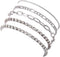 Dainty Gold Chain Bracelets for Women 14K Gold Plated Bracelet Stackable Adjustable Paperclip Chain Bracelets Trendy Layered Cuban Link Bracelets ...