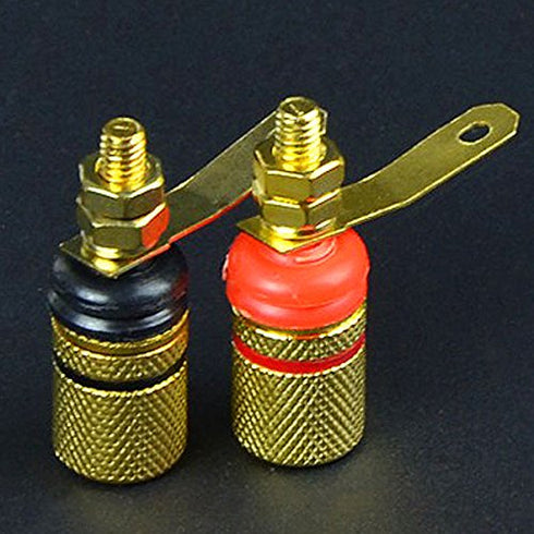 CESS Amplifier Terminal Connector Binding Post Banana Plug Jack Socket (4 Pack)...