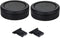 2 Pack RF Mount Body Cap Cover & Rear Lens Cap for Canon EOS R100 R50 R8 R R3 R5 R6 Mark II R7 R10 RP Mirrorless Camera & RF Mount Lenses,with 2 E...