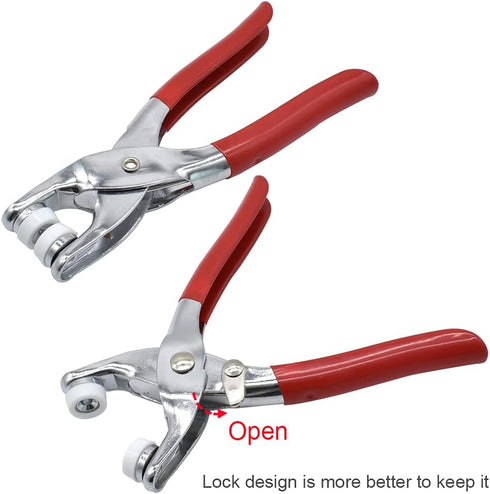 200 Sets Snaps Fasteners Kit 9.5mm 10 Colors Metal Prong Ring Button Hollow and Solid Metal Prong Snaps Buttons with Fastener Pliers Press Tool fo...