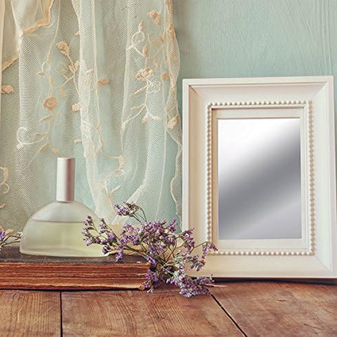 BBTO 9 Pieces Adhesive Craft Mirrors 6 x 9 Inches, 6 x 6 Inches Acrylic Mirror Tiles Small Rectangular Stick on Flexible Self Adhesive Non Glass P...