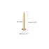 uxcell Small Tiny Brass Nails 1.2x12mm for DIY Decorative Pictures Wooden Boxes Household Accessories 50pcs...