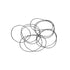 uxcell Nitrile Rubber O-Rings 46mm OD 44mm ID 1mm Width, Metric Sealing Gasket for Automotive Machine Plumbing, Pack of 10...