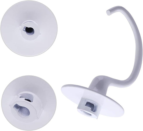 ELSOON K5ADH Dough Hook Coated Anti-stick Replacement for KitchenAid 5-QT Bowl-Lift Stand Mixer K4SS K4SSWH K5 K5A K5SS KDM5 KP50 KPM5 KPM50 KSM5 ...