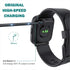 Compatible for SOMTLERK Smart Watches Charger, Magnetic USB Replacement Charging Cable Compatible with SOMTLERK A221 1.91" Smartwatch (2 Pack-Blac...