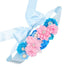 Gender Reveal Maternity Sash - Baby Reveal Pregnancy Sash Keepsake Baby Shower Flower Belly Belt (Pink & Blue)...