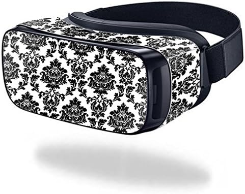MightySkins Skin Compatible with Samsung Gear VR (Original) Cover wrap Sticker Skins Vintage Damask...