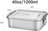 G.a HOMEFAVOR Stainless Steel Bento Lunch Box - 1200 ml/40 oz Large Metal Leak Proof Lightweight Bento Container for Sandwich, Snack, Salad, Dishw...
