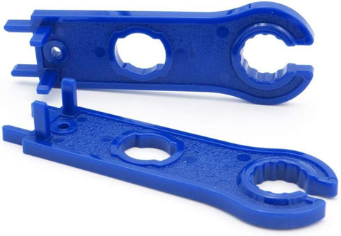 2Pcs Blue Home Improvement Tools 2Pcs Solar Panel MC4 Connector Spanner Wrench Quick Connect Disconnect Tool Hand Tools Multi Handyman Tool Multit...