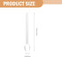 STOBAZA 6Pcs Coffee & Espresso Spoons Glass Stirring Teaspoons 5.58 Inches Stirring Rod Mixing Spoon Ice Tea Stirrers for Coffee Tea Sugar Home Ba...