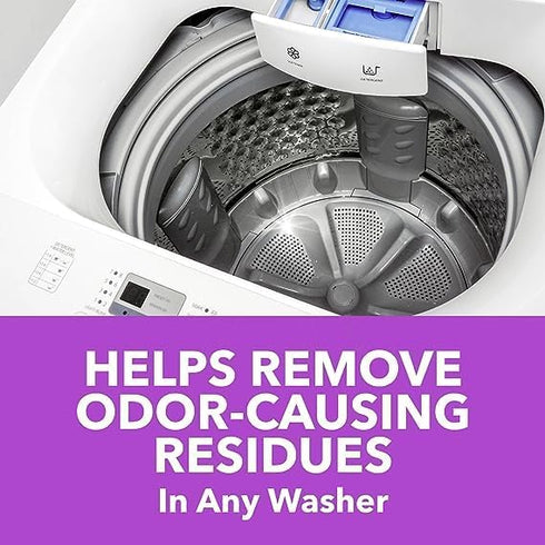 Washing Machine Cleaner Descaler Deep Cleaning Tablets For HE Front Loader & Top Load Washer, Septic Safe Eco-Friendly Deodorizer, Clean Inside Dr...