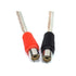 2-Pack RCA Female to Speaker Wire Adapter Cable, 5.5-inch/14cm - Black/Red, Audio Video Conversion for Amplifiers and Audio Receivers...