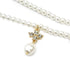 Dainty Boho Simple Chunky Rhinestones Pearls Short Cross Choker Necklace Chain Multilayer Choker Pearls Cross Pendant Necklaces Prom Party for Wom...