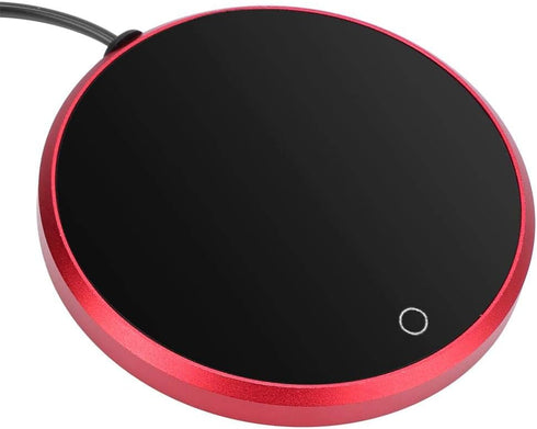 Smart Coffee Warmer, Waterproof Touch Thermostat Heating Coaster Pad for Office Desk Use, Candle Wax Cup Warmer Heating Plate, Warm Pad for Coffee...