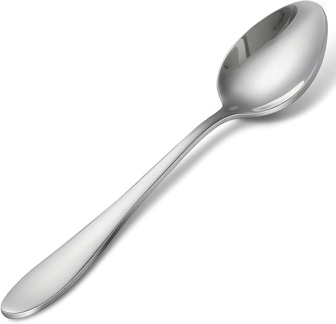 Hiware 16-Piece Stainless Steel Teaspoons - Spoons Silverware Set for Home, Kitchen or Restaurant, Mirror Polished, Dishwasher Safe, 6.5-Inch...