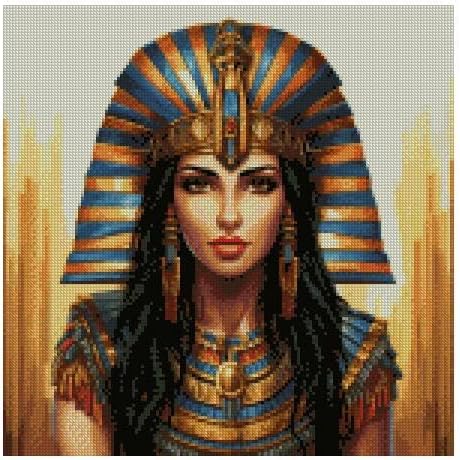 Cleopatra portrait cotton counted cross stitch kits,150x150 stitch, 26x26cm, Egyptian cotton thread, 14 count counted cross stitch kit...