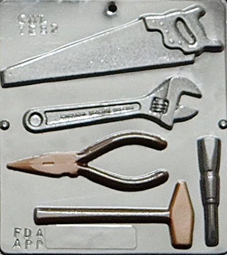 Tool Set Saw Wrench Pliers more Chocolate Candy Mold 1282...