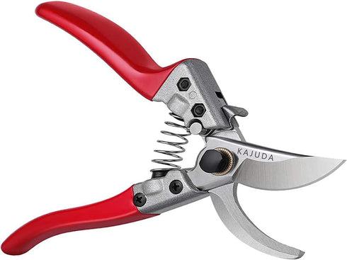 8" Pruning Shears, Professional Bypass Garden Shear Hand Pruners Gardening Shears Clippers for Plants, Flower Cutter Florist Scissors Trimming Sci...