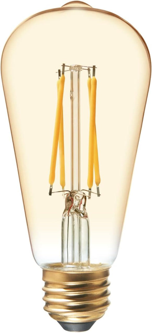General Electric Vinta Small 40W Amber ST19 (2-Pack)...