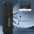 Case for Orbic Joy RC608L /Orbic Joy 4G Phone Case with Glass Screen Protector, Built in 360° Rotatable Folding Hidden Kickstand/Stand Shockproof ...