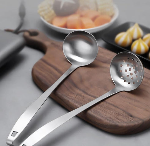 Tenta Kitchen 2oz/56ml Stainless Steel Small Soup Ladle Spoon,10.8”x 3” Stainless Steel – One-piece Professional Ladle With Hook And Hole For Conv...