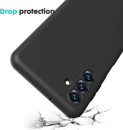 Samsung Galaxy A14 5G (Not for 4G) Case, Liquid Silicone Case with Microfiber Lining Thickening Shockproof Design Soft Gel Rubber Phone Case Cover...