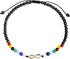 Jewever Black Obsidian with 7 Chakra Infinity Beach Anklet Bracelet for Women Foot Worry Stone Relife Anxiety Jewelry Healing Crystals and Gemston...