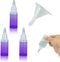Applicator Bottle 1oz/30ml Needle Tip Squeeze Bottle 3 Pack Precision Applicator Bottle Small Glue Paint Fine Tip with Funnel for Acrylic Painting...