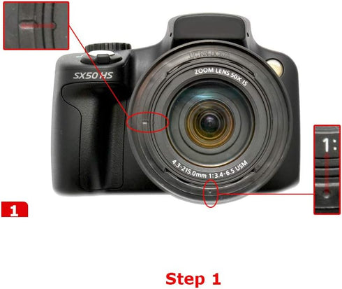 JJC Lens Filter Adapter Ring for Canon PowerShot SX530 HS SX540 HS SX520 HS SX70 HS SX60 HS SX50 HS SX40 IS SX30 IS SX20 IS SX10 IS SX1 IS Cameras...