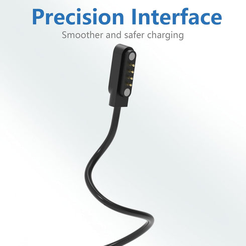 Smart Watch Charger Magnetic 4 Pin for Bluetooth Smart Watches GT88 G3 GT68 KW08 KW18 Y3 KW88 KW98 KW99 KW28 FS08 GV68 KW06 USB Charging Cable Rep...