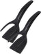 2Pcs Egg Flipper Spatula,2 in 1 Grip and Flip Spatula Tongs,Fried Egg Spatula,Spatula Tongs,Egg Flipper,Home Kitchen Cooking Tool...