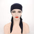 Womens Turban Chemo Hat Head Scarves Slip-On Pre-Tied Headwear Bandana Sleep Hair Cover...