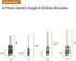 Vermeer Paint Brushes 6-Pack Angle Brushes in Assorted Sizes for All Latex and Oil Paints & Stains - Home Improvement - Interior & Exterior Use...