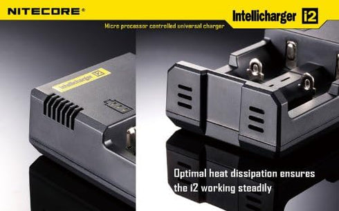 Nitecore i2 Intellicharge Charger for 18650 AAA AA Li-Ion/NiMH Battery...