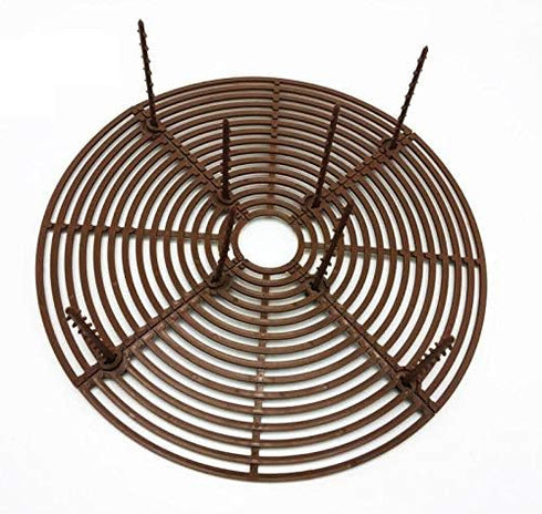 Plant Pot Grid Flower Pot Cover Cat Baby Safety to Protect Children Pets Plant Brown 11.8" Pack of 2...