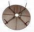 Plant Pot Grid Flower Pot Cover Cat Baby Safety to Protect Children Pets Plant Brown 11.8" Pack of 2...