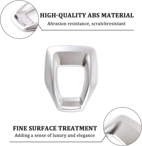 Car Gear Shift Knob Panel Cover Trim Frame for Alfa Romeo Stelvio 2020-2024 ABS Chrome Car Accessories...