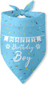 Dog Birthday Bandanas Boy Dog Birthday Outfit Decorations Scarf Gifts for Birthday Boy Dog Puppy Pet Happy Birthday Blue Dog Bandana Dog First Bir...