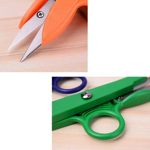 Yarn Thread Snips 12 PCS Professional Point Quick-Clip Heavy Duty Sewing with Stainless Steel Blade and Soft Handles Mini...