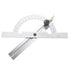 Protractor Angle Finder, 0-180 Degrees Carbon Steel Angle Ruler Measuring & Gauging Tool for Carpenters Woodworking Construction Measurement...