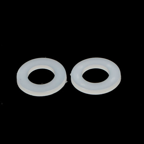 uxcell M6 x 12mm x 1.2mm Nylon Flat Insulating Washers Gaskets Spacers Fastener for Faucet Pipe Water Hose White 200PCS...