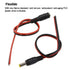 MILAPEAK (Real 18AWG 43x2pcs Copper Strands 20 Pairs DC Power Pigtail Cable, 12V 5A Male & Female Barrel Connectors for CCTV Security Camera and L...