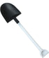 50pcs Disposable Plastic Dessert Cake Scoop Shovel Shape Mini Ice Cream Spoon Pudding Dessert Spoons Party Supplies, Black...