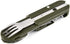 Detachable camping tableware set,Portable 5-in-1 stainless steel travel tableware,Multifunctional folding tableware,Outdoor tableware,Travel table...