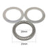 FEIYING Roller Bearing Washer,Thrust Needle Roller Bearings with Washers,Durable Alloy Steel Industrial Bearing Automotive, Marine, Aviation(AXK20...